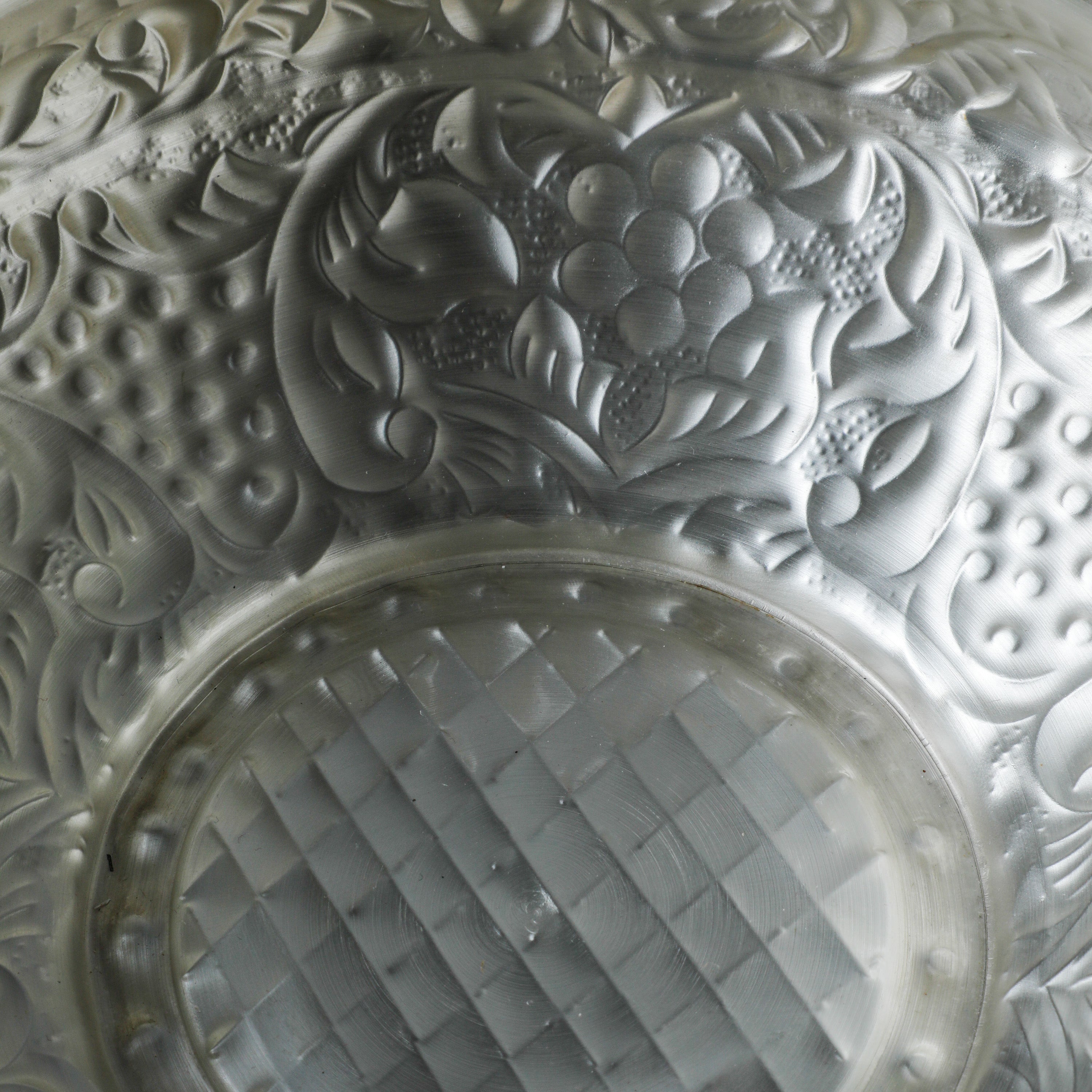 the urli is adorned with floral design, adding a burst of vibrancy to its appearance.